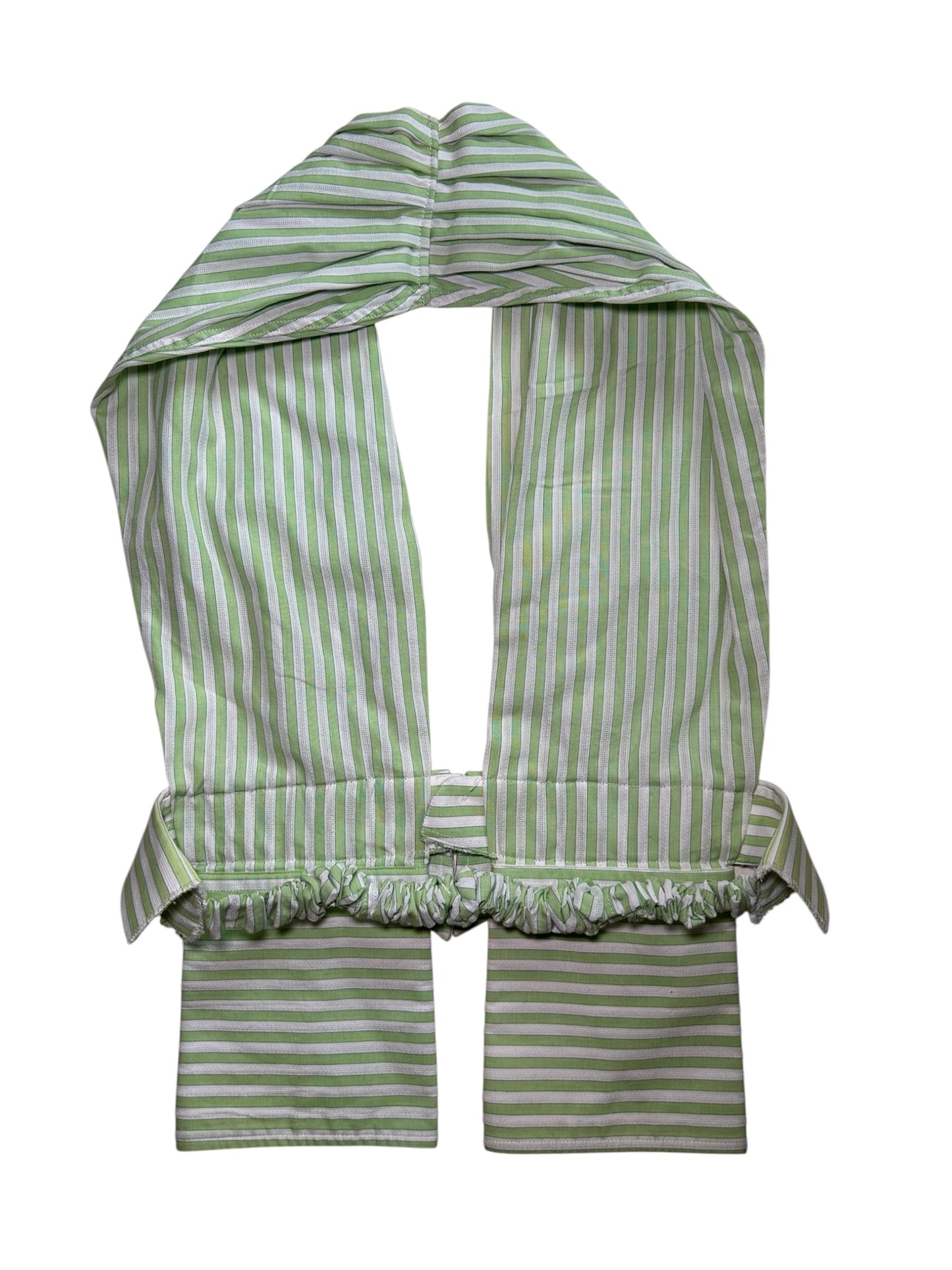 Aria Halter in Green Stripes