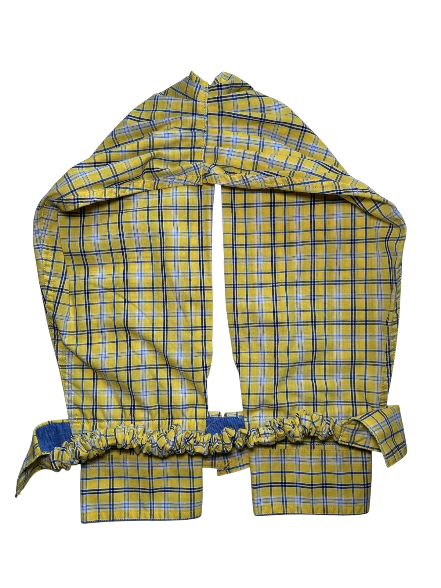 Aria Halter in Yellow Plaid