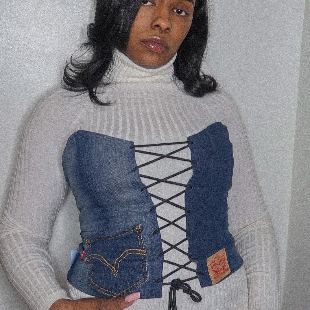 Denim Corset 001